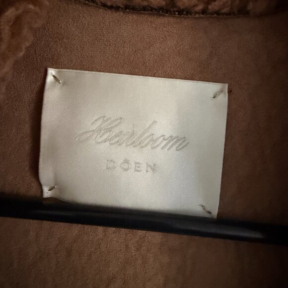 Doen Heirloom Easton Sherpa Jacket Coat Sz M RARE - Picture 4 of 16